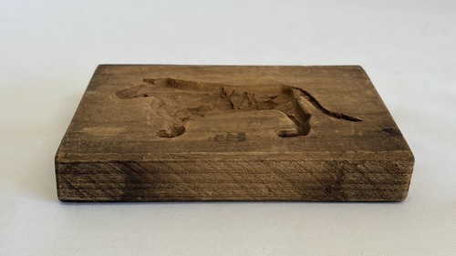 Vintage wooden butter - vintage,